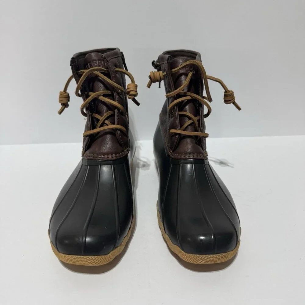 Sperry Girls Saltwater Rain Boots Size 6 M